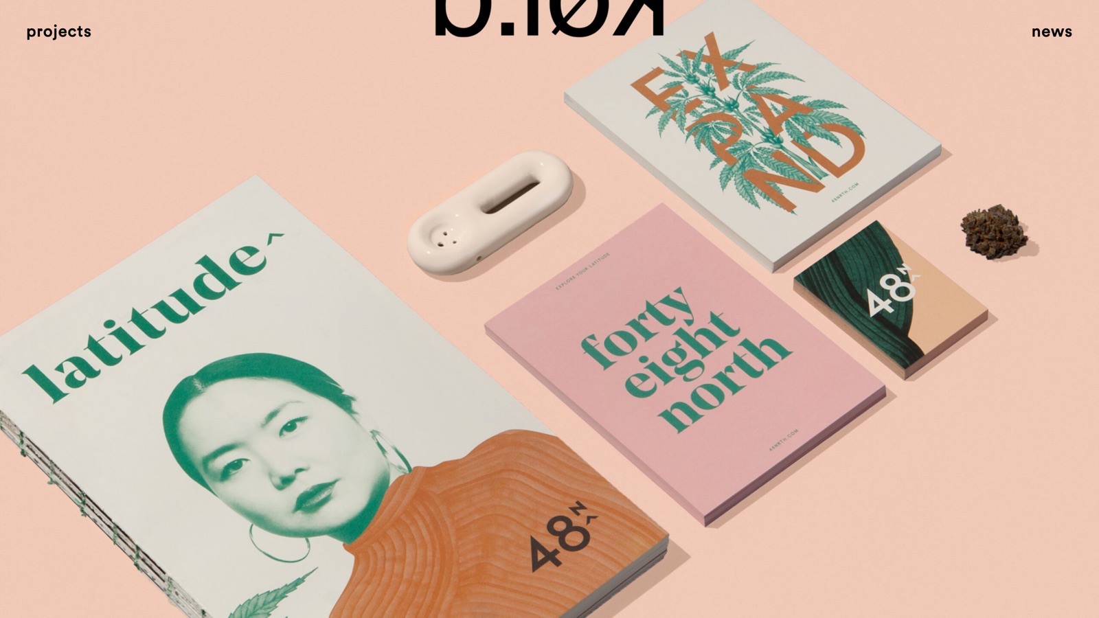 Blok Design homepage screenshot