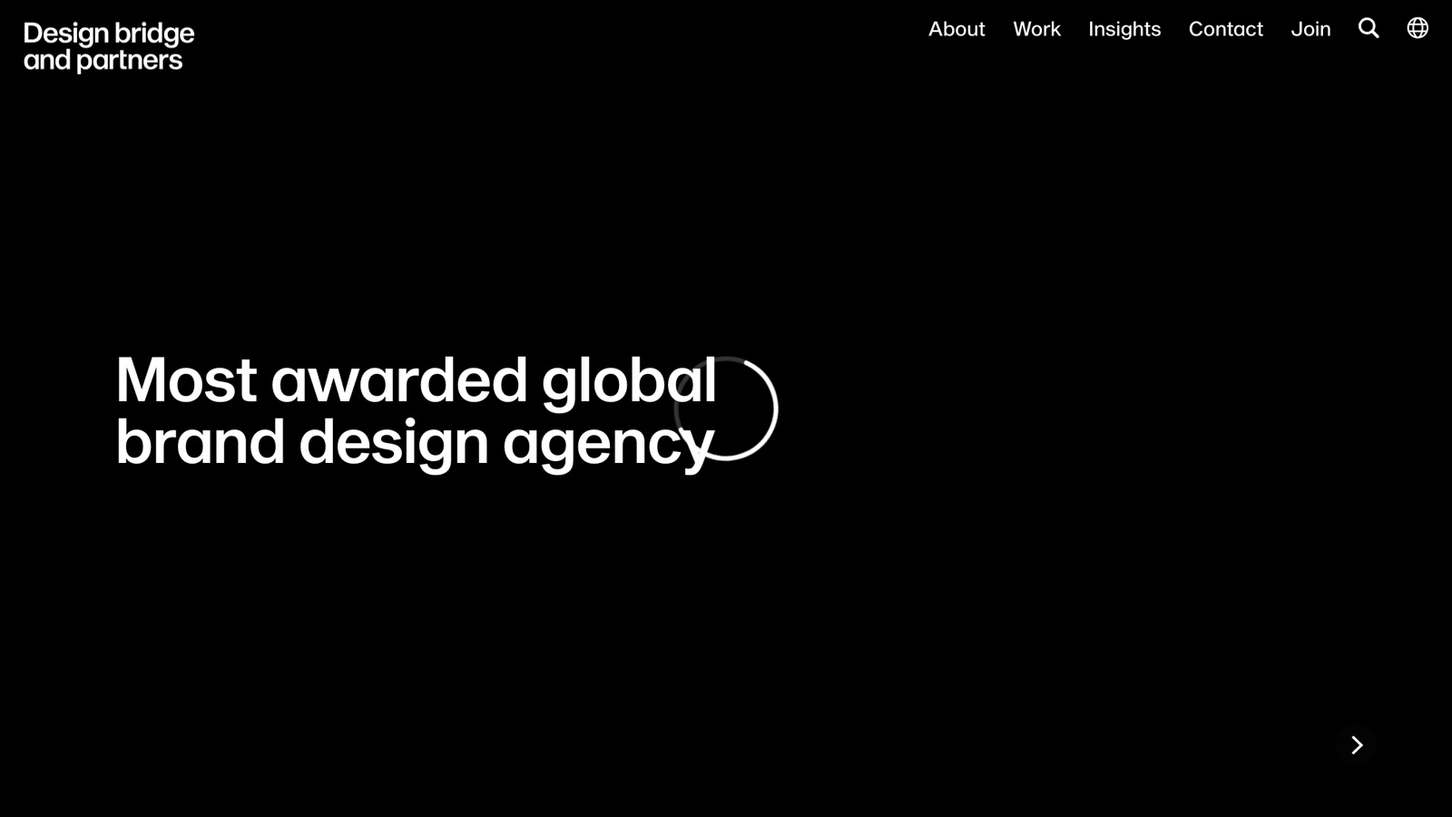 Design Bridge and Partners homepage screenshot