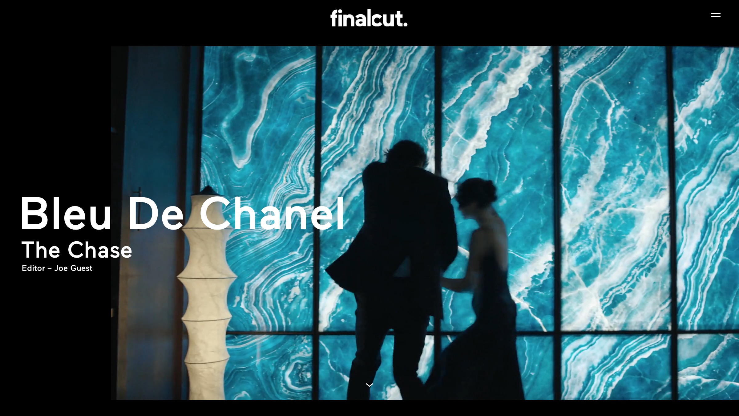 Final Cut homepage screenshot
