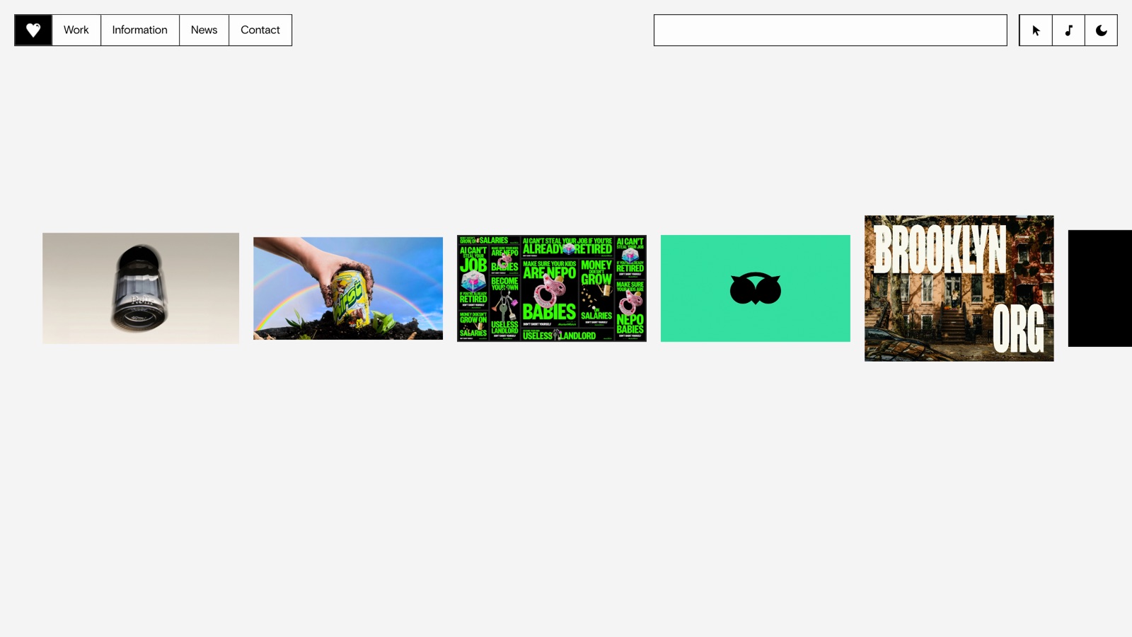 Mother Design homepage screenshot