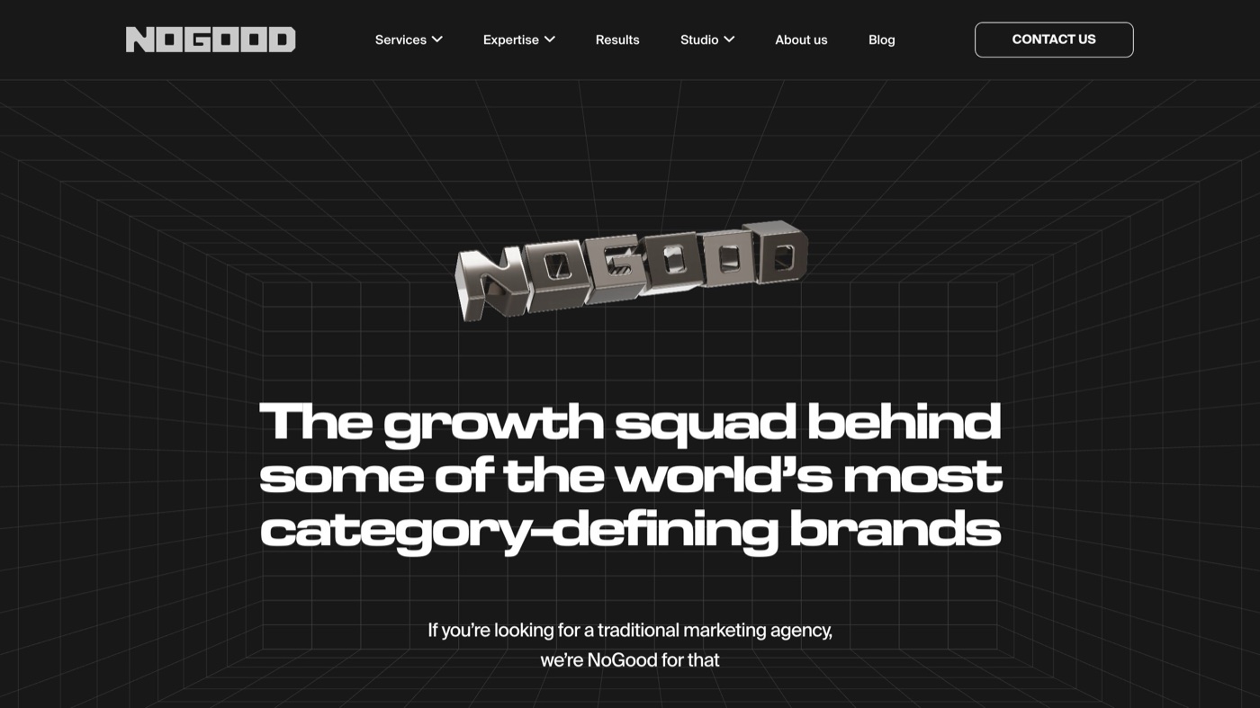 NoGood homepage