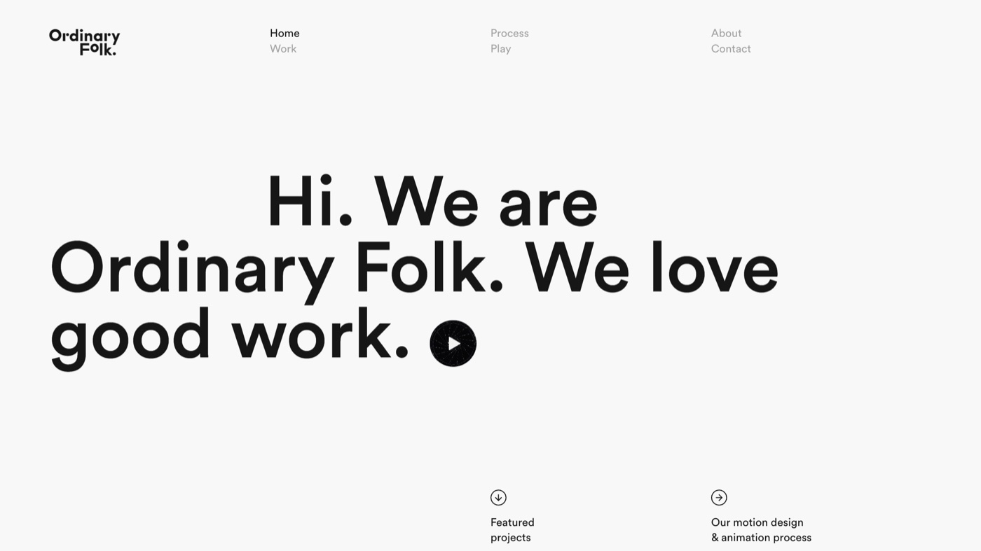 Ordinary Folk homepage