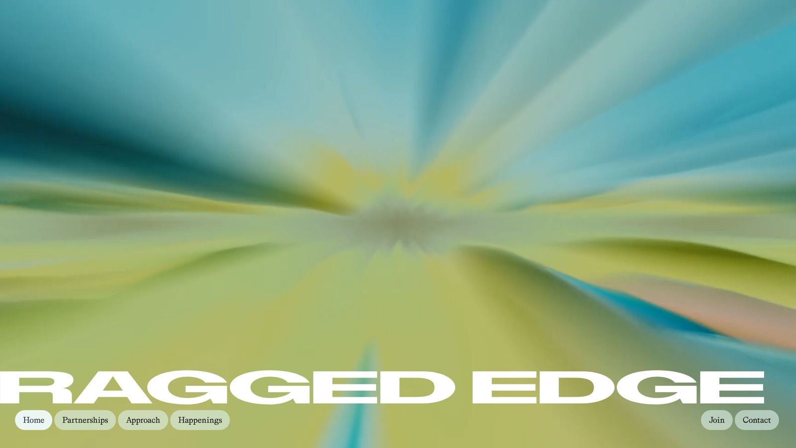 Ragged Edge homepage screenshot