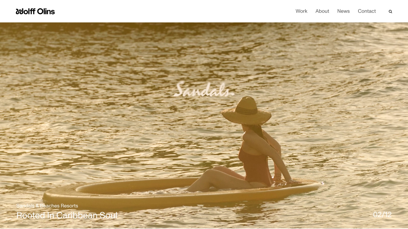 Wolff Olins homepage screenshot