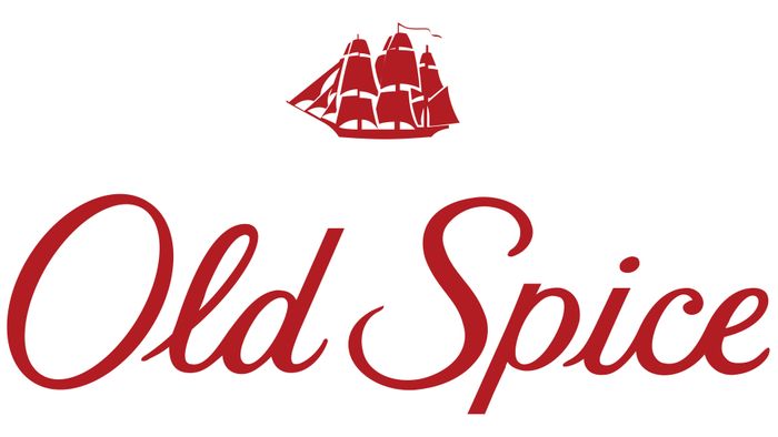 The current Old Spice mark with the ship above the wordmark